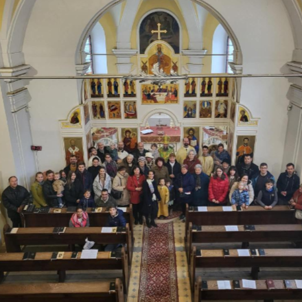 A feltámadás új értelmet ad az életnek  – kánoni látogatás a Pécsi Görögkatolikus Parókián