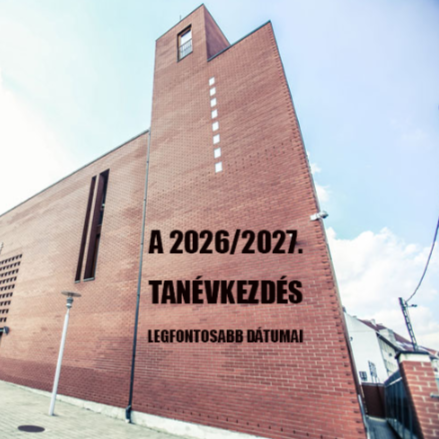 A 2026/2027. tanévkezdés legfontosabb dátumai a Szent Atanáz Görögkatolikus Hittudományi Főiskolán